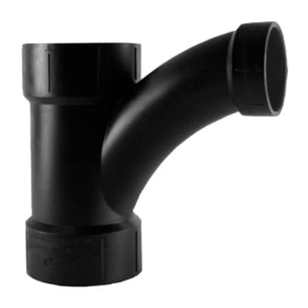 Charlotte Pipe And Foundry 4x4x3 L Turn Tee Wye ABS 00502  1800HA